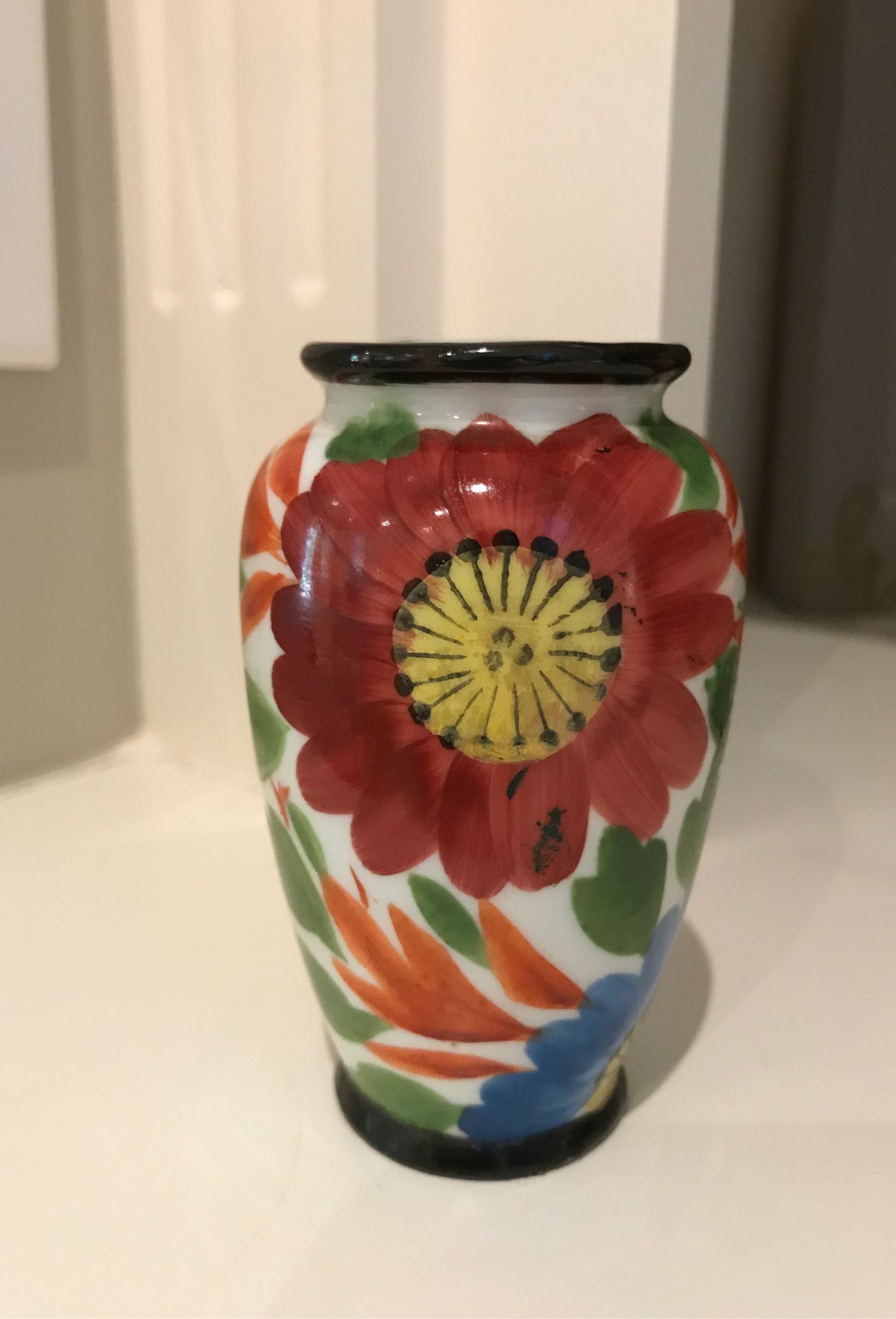 Small Japanese Vase/ Floral
