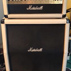 Marshall MG Series 100 HDFX Half Stack White Special Edition