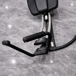 Ab glider with side to side love handle rocker