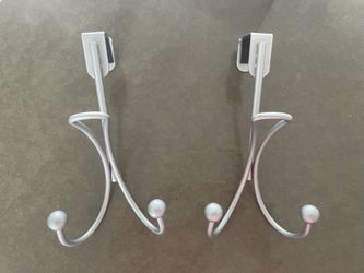 2 PACKS OVER THE DOOE DOUBLE HANGER HOOKS - BRAND NEW