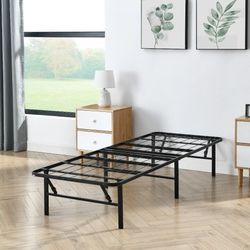 Twin XL 14" Foldable Steel Platform Bed Frame