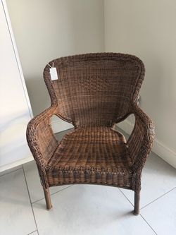 Pier 1 Wicker Outdoor Chair