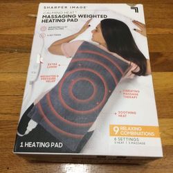 Calming Heat Massaging Weighted Heating Pad Never Used Before