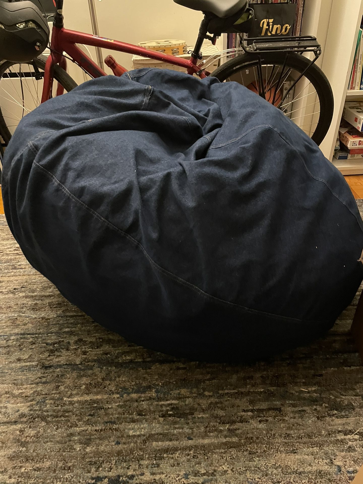 Brand New Denim Bean Bag