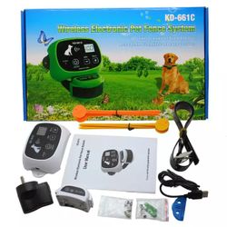 KARTEK KD-661C 1/ dog green electric rechargeable waterproof pet fence system