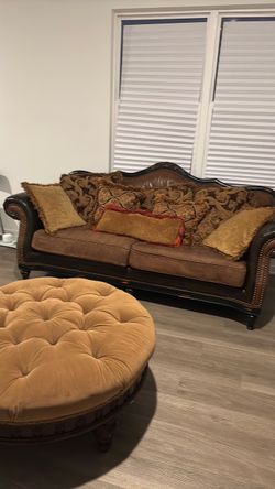 Sofa seat and ottoman for sale