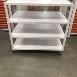 4 Tier Rolling Retail Waterfall Display Table