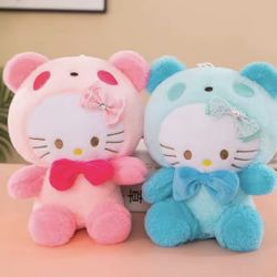 Twin Hello Kitty Bear Plushies!