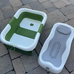 Foldable Baby Tub & Rack