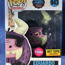 Funko Pop Fosters Home For Imaginary Friends Eduardo Flocked Hot Topic