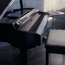 Baby Grand Piano - Electric Baby Grand Piano - Kurzweil Mark 112i Digital Piano with Bench