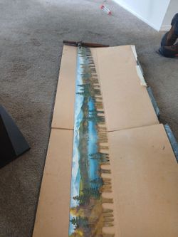 2 person cross saw decorative