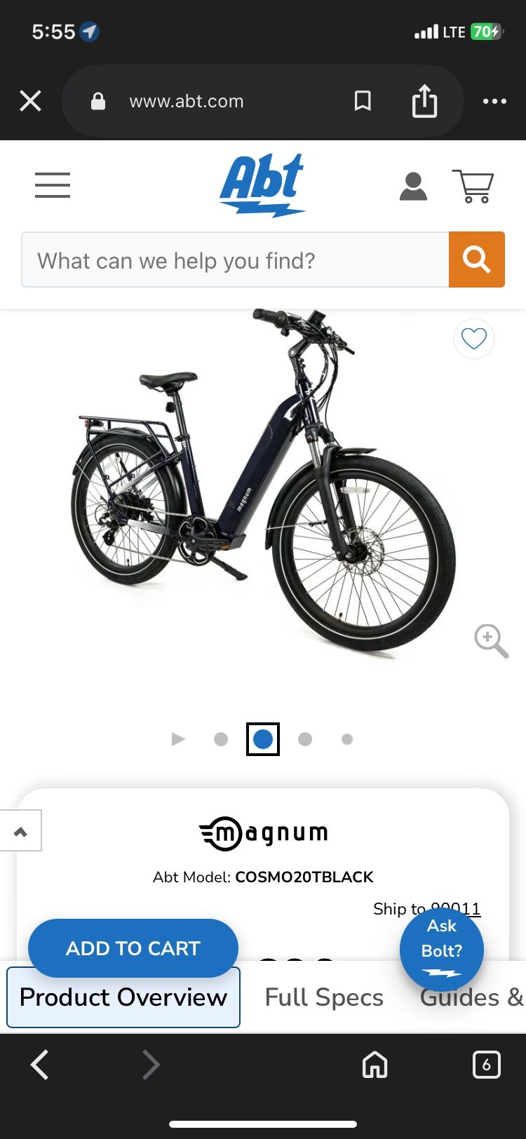 E-bike Magnum   Cosmo 2.0  For 600$ OBO