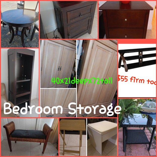 Bedroom Storage Variety