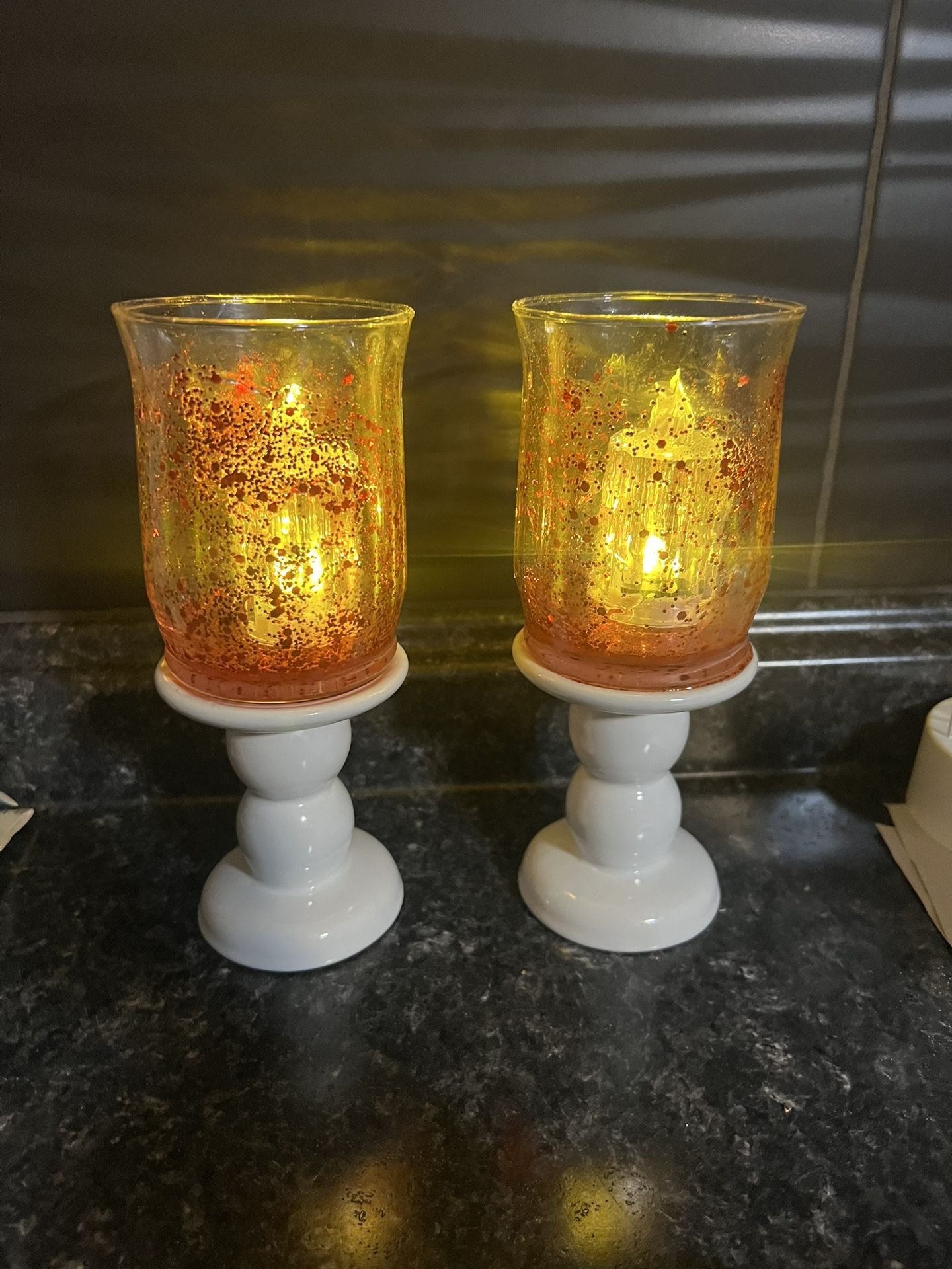 Glasd ceramic Candle holders