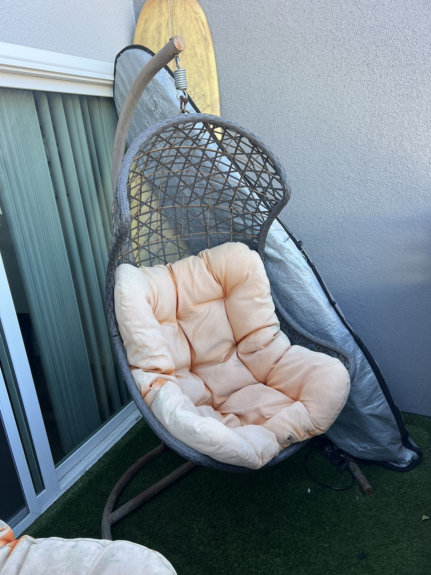 Swinging Egg Chairs
