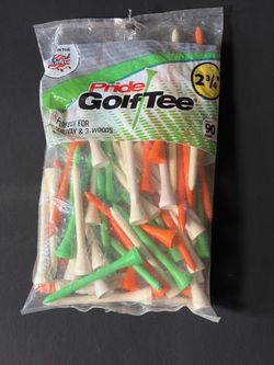 Pride Wood Golf 3-1/4" Durable Hardwood Tee Tees