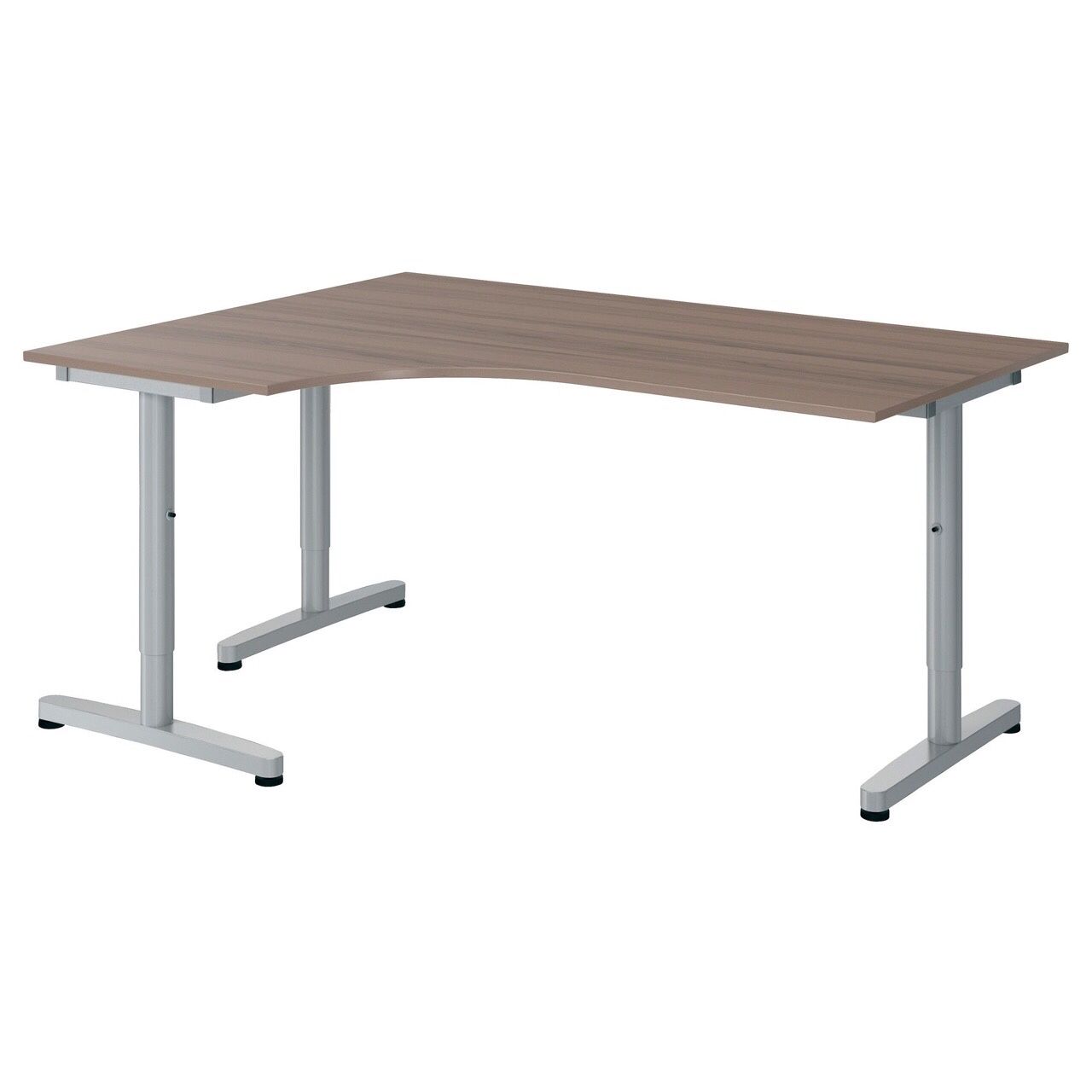 Ikea Galant gray corner desk