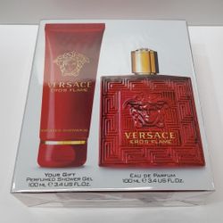 VERSACE EROS FLAME GIFT SET FOR MEN
