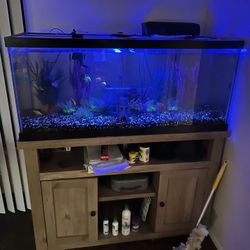 75 Gallon Aquarium And Stand