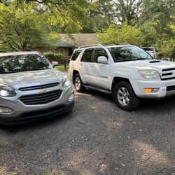  Chevy Equinox 2lt And Sports Edition 4wd Toyota 4 Runner