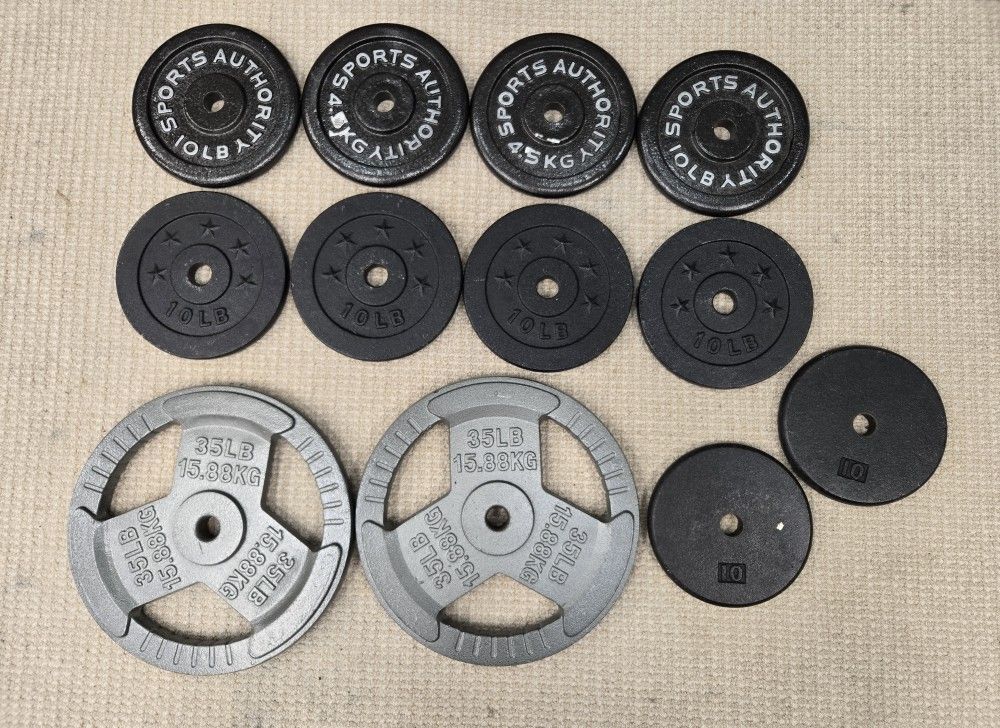Olympic and Standard Weight Plates 1" & 2"