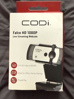 CODi Falco HD 1080p Webcam, Black (A05020)