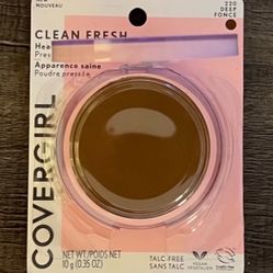 New COVERGIRL Clean Fresh Pressed Powder - Deep Fonce