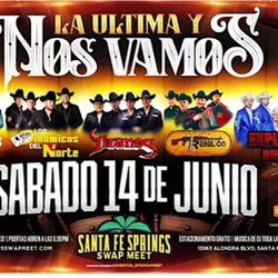 Boletos Para El Sábado 14 De Junio En El Santa Fe Springs Swap Meet