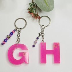 Resin Keychains Can Be Personalized With Name, Last Name Anything That Fits On Top.