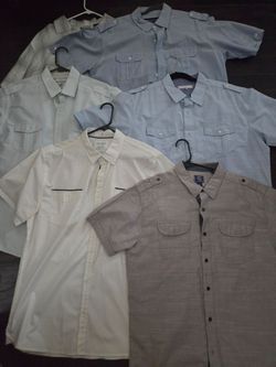 XL mens button up shirts 6