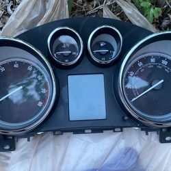 Cluster panel Buick verano 2013