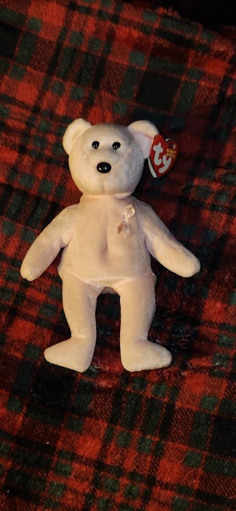 Ty Beanie Babies Cure the Susan G. Komen Bear, retired new with tags 2003