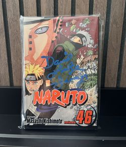 Naruto: Shippuden Volume 46 Autographed Sealed 