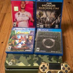 PS4 Slim 1TB Edición Especial Camuflaje 