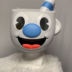 Cup head   Mug man Mask  Halloween Costume  