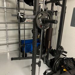 Gym set with bench- no WEIGHTS INCLUDED 
