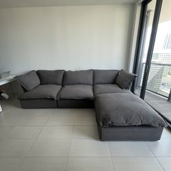Gray Cloud Sectional (NEW IN BOX)