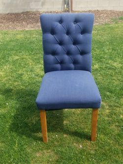 Blue Dinning/ Desk Or Accent Chair