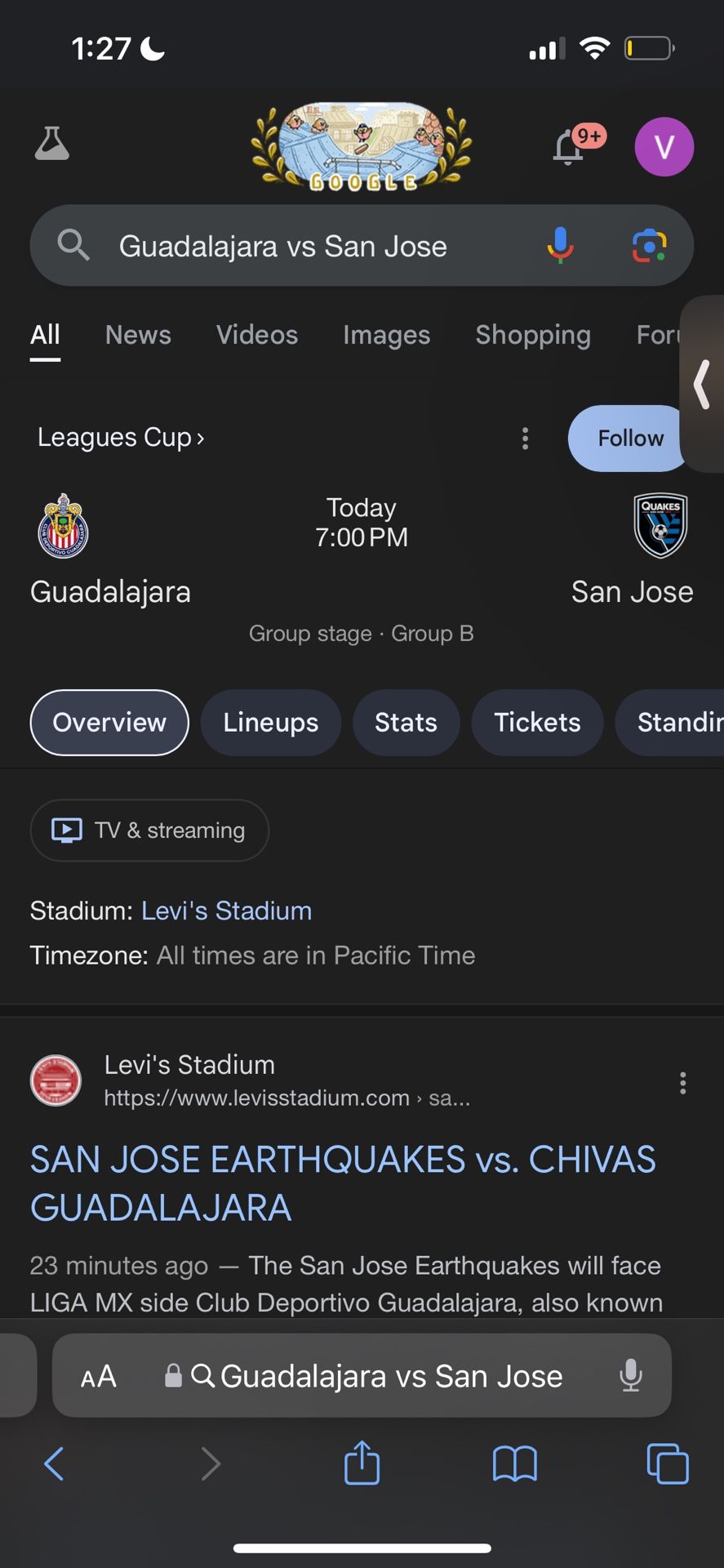 Chivas Game Tickets For Sale