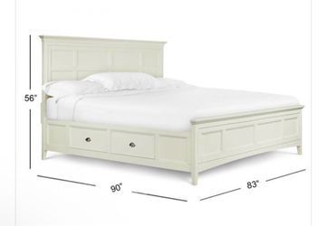 California King Bed with Storage