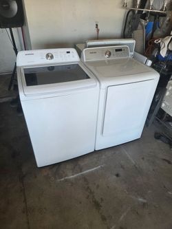 Samsung Washer And Electric Dryer Large Capacity