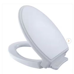 TOTO Traditional Elongated SoftClose Toilet Seat in Cotton White