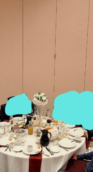 White Floral Centerpiece (12 Pieces)
