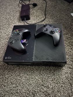 Xbox One Console with Two Controllers