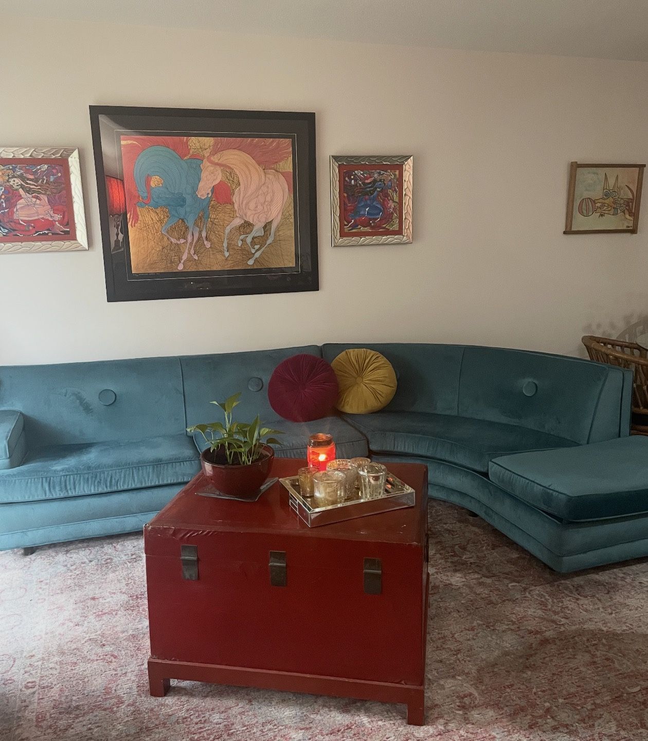 Mid Century Sectional Sofa