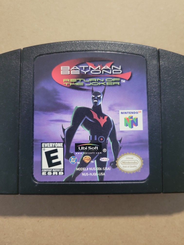 Nintendo 64 Batman Beyond Return Of The Joker Game