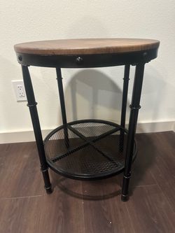 Industrial/Farmhouse Style Side Table