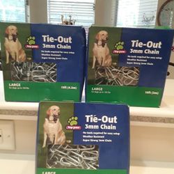 Top Paw Tie Out Chain For Dogs Up To 100lb  All Three For $12  In Weeki Wachee Spring Hill