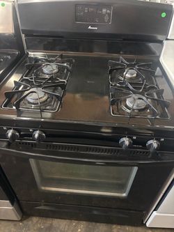 Apartment size black stove